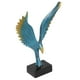 thumbnail image 2 of Ala de ángel resina artesanía escultura decoración escritorio ornamento abstracto águila decoración del hogar BS-064 azul, 2 of 14