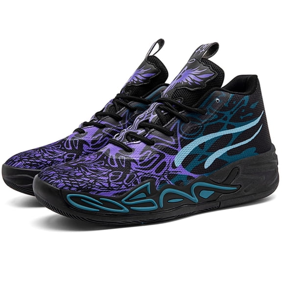 Unisex Basketball Shoes with Breathable Mesh Cushioning Rebound anti Slip and Wear-resistant Sports Training Shoes