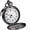 Black, variant on Smooth Vintage Pocket Watch with Chain, Arabic Numerals Scale Mens Watch Christmas Graduation Birthday Gifts Fathers Day