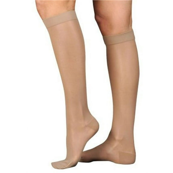 Juzo 2102ADFFSH10 II II Naturally Sheer Closed Toe Knee High Short - Black