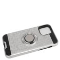 thumbnail image 4 of Apple iPhone 11 PRO MAX Phone Case with Ring Holder Kickstand, 360° Rotatable Ring Stand Fit Magnetic Car Mount Dual Layer Hybrid TPU Rubber Rugged Protective Cover SILVER for Apple iPhone 11 Pro Max, 4 of 5