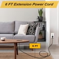 thumbnail image 4 of Power Strip Kungfuking USB C PD 20 W 2 enchufes AC empotrados, 4 of 7
