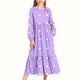 thumbnail image 1 of Vestido infantil de poliéster con cuello redondo, manga larga y bolsillos laterales., 1 of 6