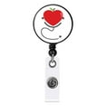 thumbnail image 2 of Jacenvly Mother's Day Nurse Badge Buckle Easy-To-Pull Buckle Retractable Badge Easy-To-Pull Certificate Buckle Mother's Day Decoration Mother's Day Gifts For Wome/Men, 2 of 7
