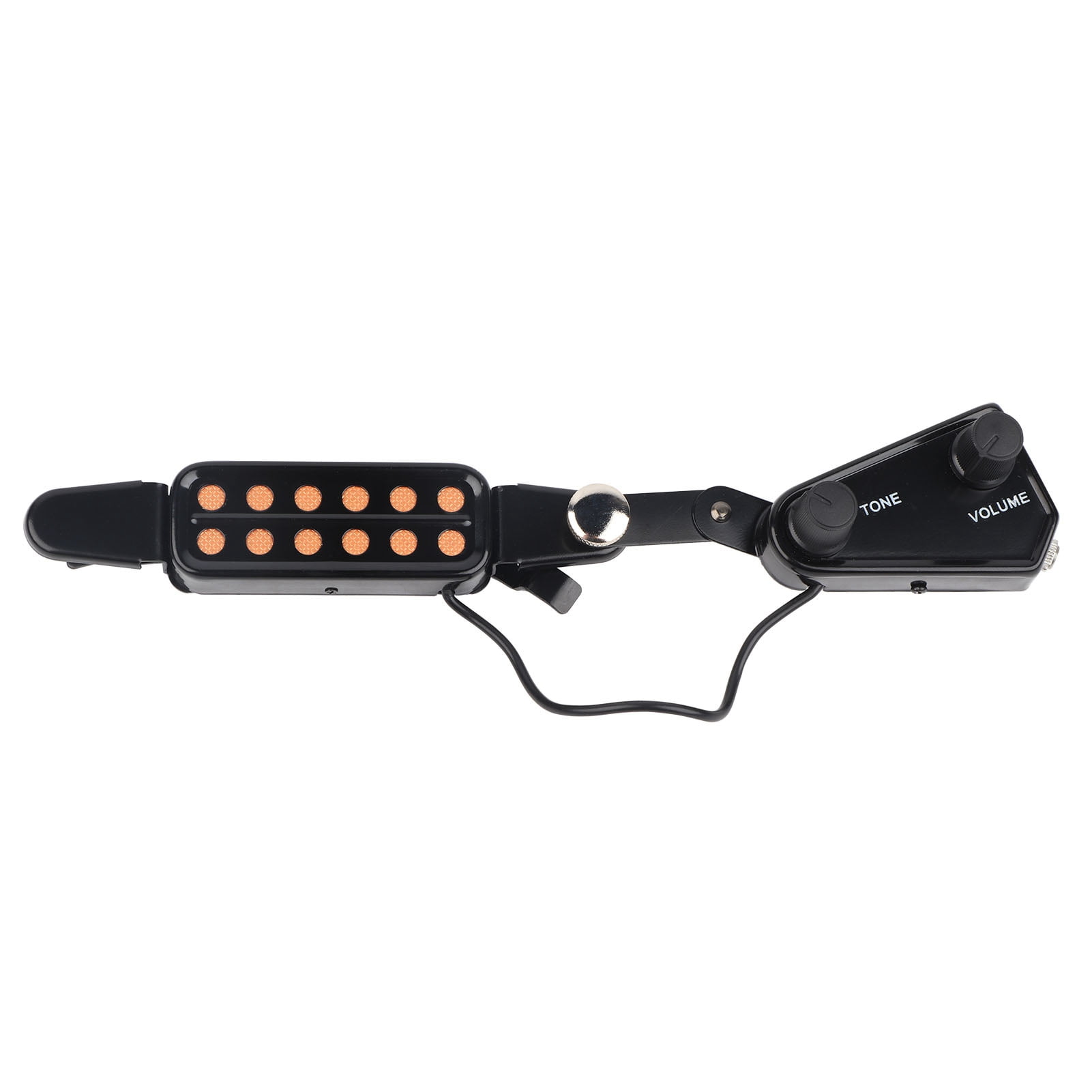 Magnetic Soundhole Pickup for Acoustic Guitar, Protects Finish with Built,In Cushion