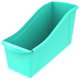 thumbnail image 1 of Librera Storex entrelazada, grande, color verde azulado, 36 x 13 x 18 cm, 1 of 2