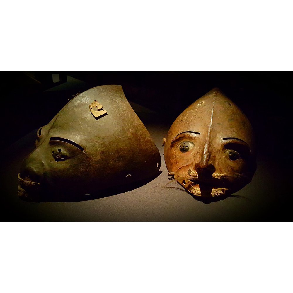 Museum Germany Face Mask Exhibition Mask Artifact12 Inch BY 18 Inch