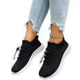 thumbnail image 5 of Willtoo Women’s Knit Sock Sneakers, Quick Lace Toggle Closure Slip‑On Walking Shoes, Breathable Mesh Lightweight Athletic Shoes, Non‑Slip Casual Running Shoes, 5 of 6