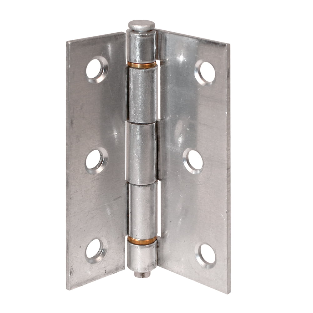 3 in., Aluminum Screen Door Hinge with Brass Oilite Bearings (2pack