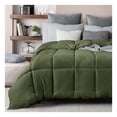 thumbnail image 1 of Edredón Individual Acolchado Reversible Esquimal Relleno Down, Compatible Con Funda Duvet Verde, 1 of 7