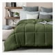 thumbnail image 1 of Edredón Matrimonial Acolchado Reversible Esquimal Relleno Down, Compatible Con Funda Duvet Verde, 1 of 7
