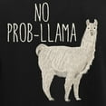 thumbnail image 3 of CafePress - No Prob Llama Women's Dark Pajamas - Women's Short Sleeve Print T-Shirt and Pants Dark Cotton Pajama Set, 3 of 7