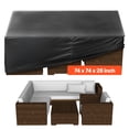 thumbnail image 1 of VEVOR Housse pour Mobilier de Patio Extérieur 420D Imperméable Table Chaises Sofa 74x74 Pouces, 1 of 9
