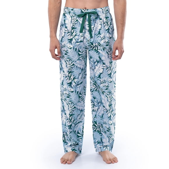 Pantalón de Pijama para Hombre IZOD Relaxed Fit de Popelina Estampada con Cintura Ajustable