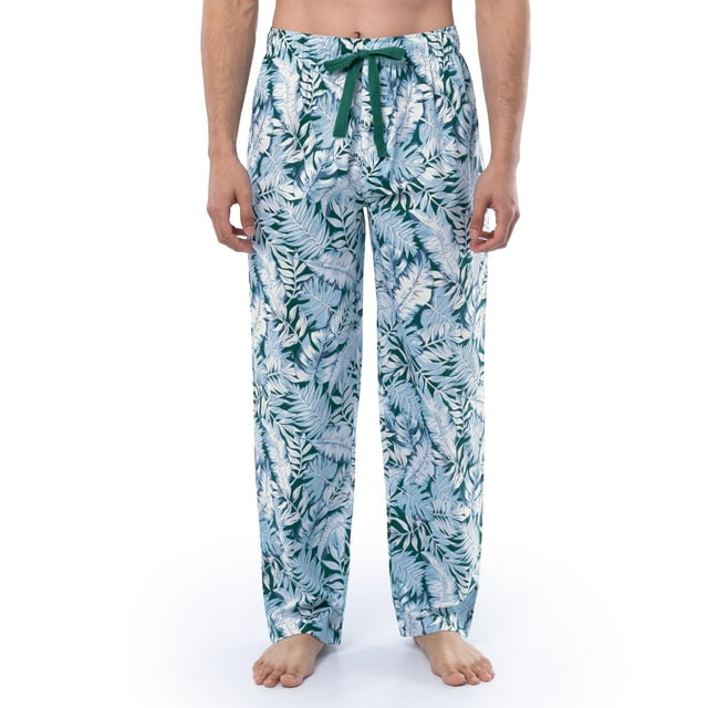 Pantalón de Pijama para Dormir IZOD Fit Relajado Turquesa Tropical Talla L