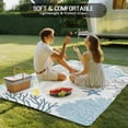 thumbnail image 5 of Fsddascl Coastal Outdoor Rug for Patio/Deck/Porch, Non-Slip Large Area Rug 6 x 9 Ft, Summer Beach Nautical Coral Starfish Indoor Outdoor Rugs Washable Area Rugs, Reversible Camping Rug Carpet Runner, 5 of 5