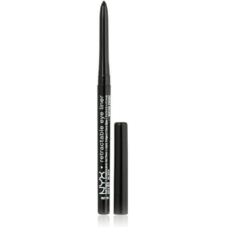 - NYX Retractable Eye Liner Pencil, Black 1 ea (Pack of 3)