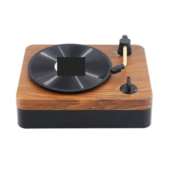 Wireless Speaker Record Player Style Subwoofer Portable Universal Speaker Support TF ,Simple Setup