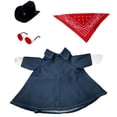 thumbnail image 3 of Aurorax Fall Porch Goose Outfits 23" Holiday,Goose Clothes for Cement Goose Porch Goose 17/19 inch,Western All the Season Blue Porch Goose Costume for Garden Outdoor Home Decor, 3 of 9