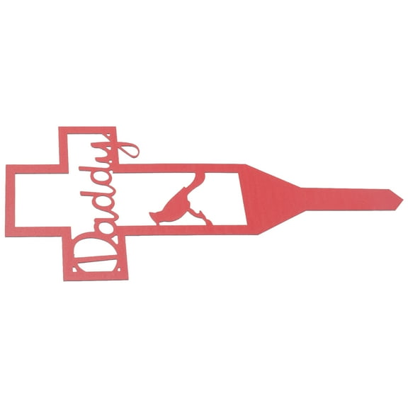 Memorial Grave Marker Stake for Dad - Cemetery Decoration for Father’s Final Resting Place