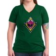 thumbnail image 1 of CafePress - Mighty Morphin Power Ranger Women's V Neck T Shirt - Women's V-Neck Dark T-Shirt, 1 of 1