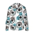 thumbnail image 3 of Fotbe Watercolor Sunflower Men's Women's UPF 50+ Sun Protection Jacket Hooded Cooling Shirt with Pockets Hiking Outdoor Performance-XX-Large, 3 of 9