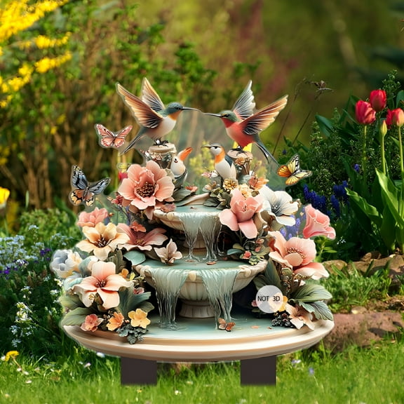 ACDANC Garden Statues Outside Decorative Garden Stakes,Patio,Lawn Ornament,Gardening Gifts for Women for Housewarming