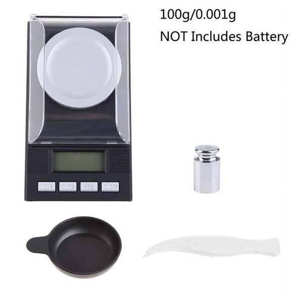 100g/0.001g Digital Milligram Scale Jewelry Scale Portable Pocket Scale for Gem