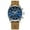 Blue Silver Brown, variant on Men's Luxury Quartz Watch – Leather Strap, Waterproof, Chronograph, Luminous Dial, Date Display