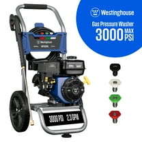 Westinghouse 3000 PSI, 2.3 GPM Gas Pressure Washer with 4 Quick Connect Tips