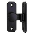 thumbnail image 1 of facefd Barn Sliding Door Latch Lock Door with Mounting Screws for Garage Black, 1 of 5