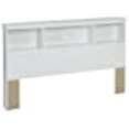 thumbnail image 3 of South Shore Crystal Bookcase Headboard Pure White, Traditional, 3 of 10