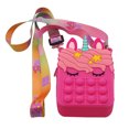 thumbnail image 1 of Juguetes Sensoriales De Burbujas De Empuje, Juguete Antiestrés De Silicona, Monedero, Bolso De Teléfono, Bolso De Hombro Con Correa De Hombro Extraíble Para Niños Y Adultos eigraketly AP008105-04, 1 of 6