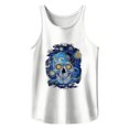 thumbnail image 3 of Mens Tank Top Funny Graphic Sleeveless Crewneck T Shirts Casual Beach Summer Athletic Muscle Breathable Vests White XXXL, 3 of 3