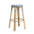 thumbnail image 4 of Butler Specialty Company Tabouret de Bar Rond en Rotin Tobias 30 Pouces - Bleu Bébé, 4 of 7
