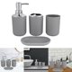 thumbnail image 5 of Utensilios de limpieza Juego de baño Conjunto de baño de granja Botella de artículos de tocador para gris, 5 of 9