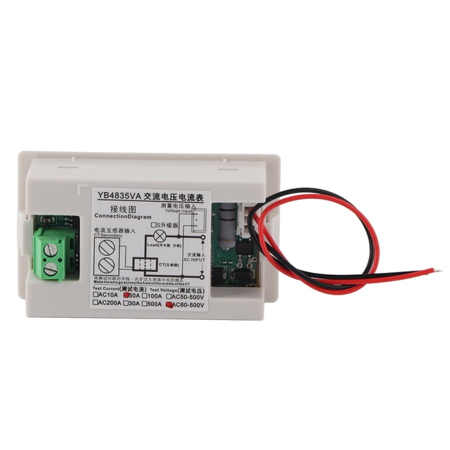 Amperímetro blanco YB4835VA corriente sinusoidal de alta precisión ANGGREK Otros