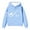 Light Blue, variant on WOYY Toddler Girls Horse Print Hoodie Cozy Casual Hooded Sweatshirt, Sizes 2-3T