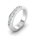 thumbnail image 3 of Certified 1.00 Carat TW Diamond Channel Set Wedding Band in 14k White Gold (G-H, I1), 3 of 5