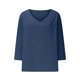 thumbnail image 4 of Vestidos Casuales Para Mujer, Blusas De Mujer De Moda Camiseta informal de lino liso con cuello en V para mujer, manga larga y cuello redondo, holgada, 4 of 7