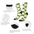 thumbnail image 3 of Cauagu Turtle On Skateboard Print Crew Socks for Women and Men,Adult Athletic Running Socks 1-Pair Sports Socks Work Gear Socks with Moisture Wicking, 3 of 6