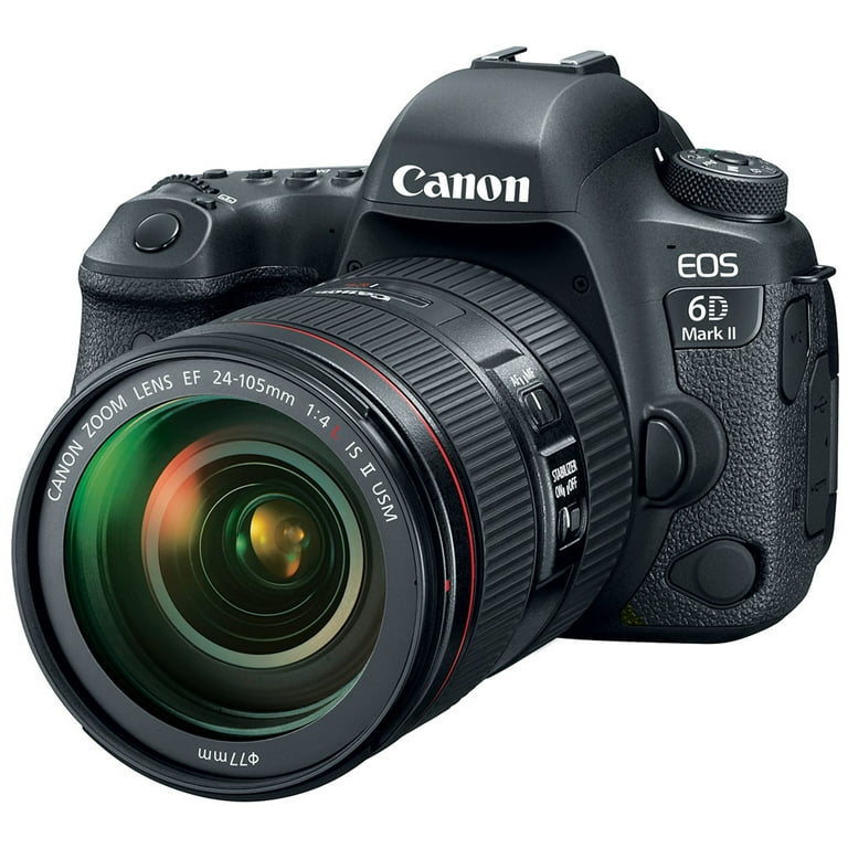 Canon EOS 6D + 24-105mm+50mmレンズセット Canon EOS 6D Mark II Full Frame DSLR Camera with EF 24-105mm