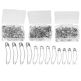 thumbnail image 2 of Bulk Safety Pins Stainless Steel Curved Pin for Sewing Crafts Jewelry Making Diy Projects Silver 28Mm 100Pcs, 2 of 3