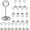Black, variant on Table Number Holders 20Packs - 3.35 Inch Table Number Stands Place Card Holder for Wedding Party Graduation Reception Restaurant Home Photo Picture Office Memo (Rose Gold, 3.35")