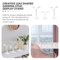 thumbnail image 6 of OUNONA 6-Pack Acrylic Earring Holder Display Stand Transparent Jewelry Organizer for Women Earrings Storage, 6 of 8
