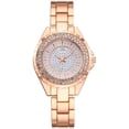 thumbnail image 4 of Montre Femme Mode Horloge Acier Inoxydable Décontractée Robe Poignet Cristal, 4 of 9