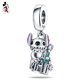 thumbnail image 1 of New Disney 925 Sterling Silver Mickey Mouse Minnie Series Charms Gift Beads DIY For Original Pandola Bracelet Jewelry Women Gift Gao Jinjia LED, 1 of 2