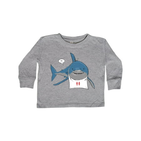 

Inktastic Shark Dinner Gift Toddler Boy or Toddler Girl Long Sleeve T-Shirt