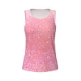 thumbnail image 2 of Rocae Sparkly Glitter for Women's Workout Tank Top Lightweight Sleeveless Fit Tops- Moisture-Wicking, BreathableMedium, 2 of 9