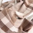 thumbnail image 7 of Yuanlong Womens Scarves Vintage Plaid Fringe Fall Winter Thick Warm Wrap Shawl Cozy Minimal Versatile Casual Neckwear, 7 of 7